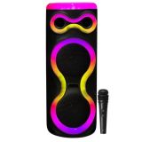 Портативная колонка MS-2057BT-W (USB+SD+Bluetooth+FM+дисплей+микрофон) 72см*25см*25см Black