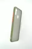 Чохол Samsung A11 / A115 Silicon Gingle Matte dark olive / orange