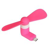 Вентилятор мобильный MicroUSB Pink (М) - Цена Недели!