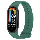 Ремешок на браслет фитнес Xiaomi mi band 8/9/10 Темно-зеленый