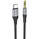 Перехідник HOCO UPA26 Type-C to Jack 3.5 2pin AUX 1m Black