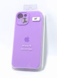 Чохол iPhone 15 Silicon Case original FULL Camera №47 Lilac (4you)