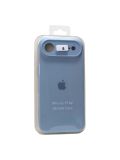 Чехол iPhone 17air Silicon Case original FULL Camera №5 powder blue (4you)