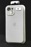 Чохол iPhone 15 Silicon Case original FULL Camera №26 ash (4you)