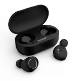 Bluetooth-гарнітура Bassf BassBuds ER-400 (+кейс для заряджання та зберігання) Black