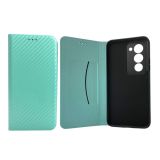 Flip Cover for Xiaomi Redmi 15 4G 171mm Fiber Light green (4you)
