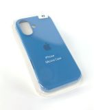 Чехол iPhone 16Plus Silicon Case original FULL №42 capri blue (4you) "Акционная цена"