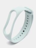 Ремінець на браслет фітнес Xiaomi mi band 5/6/7 Blue grey