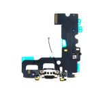 Шлейф iPhone 7 на зарядку + микрофон + head black (M)