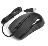 Мышь проводная 4you M1 black (3кн, 1000DPI, 12мес гарантия) (от 5шт - 5%)