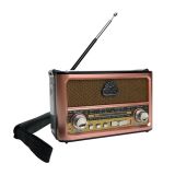 Радіоприймач Golon RX-BT087 (Bluetooth, USB+SD, ліхтарик) Rose gold