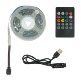 LED лента USB RGB 5V, IP 20, 10м, с пультом, на самоклейке(М) - Цена Недели!