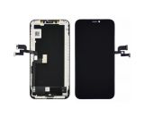 LCD iPhone XS з чорним тачскрином + дисплейна рамка (GX - OLED HARD) (M) 