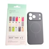 Чохол iPhone 17ProMax Silicon BEATS with MagSafe №12 Graphite Gray