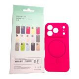 Чехол iPhone 17Pro Silicon BEATS with MagSafe №10 Sunrise Pink