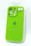 Чохол iPhone 12Pro Silicon Case original FULL Camera № 31 lime green ( 4you )
