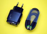 МЗП 4you A50 (PD 20W, Fast Charger QC 3.0, 5V/3A, 9V/12V-1.5A, 2 виходи) black+кабель Type C-Type C