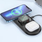 Бездротове зарядне BOROFONE BQ19 3 in 1 Black