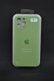 Чехол iPhone 11 Silicon Case original FULL Camera №1 Green (4you)