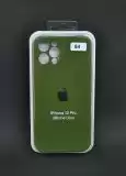 Чохол iPhone 12 Silicon Case original FULL Camera №64 olive green (4you)
