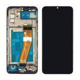 LCD Samsung A02S / A025/ A037/ A03S/ с черным тачскрином + корпусная рамка (М)