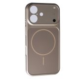 Чехол iPhone 15ProMax Silicon IPHONE 17 STYLE with MagSafe Rose gold