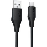 Usb-cable Type-C HOCO X124 1m (круглый) Black
