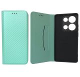 Flip Cover for Xiaomi Redmi 15c 4G 173mm Europe version Fiber Light green (4you)