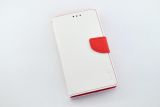 Чехол-книжка 4you Fancy 4"-4,4" white/red универсальная"Акционная цена"