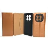 Flip Cover for Xiaomi Redmi Note 14Pro(4G) Fiber Brown (4you)