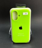 Чехол iPhone 17 Silicon Case original FULL №53 neon green (4you)