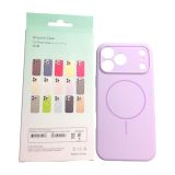 Чохол iPhone 17ProMax Silicon BEATS with MagSafe №2 Lilac