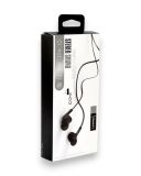 Гарнитура 4you GEMINI (плоский шнур, sport) black (от10шт - 10%)