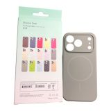 Чохол iPhone 17Pro Silicon BEATS with MagSafe №14 Space gray