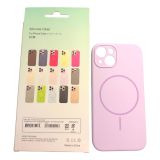 Чехол iPhone 13 Silicon BEATS with MagSafe №2 Lilac