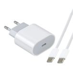 СЗУ USB-C 16 ProMax 35W + кабель Type-C-Type-C (белая упак.) ModeL MHJE3ZM/A Logo 