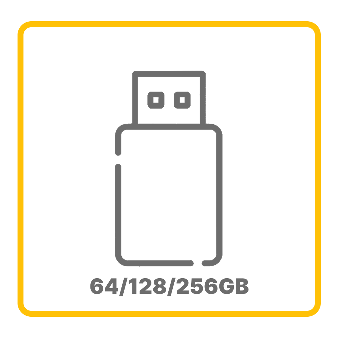 64/128/256Gb