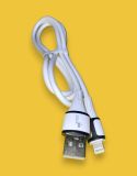 Usb-cable iPhone 5 4you Oskol (2.1A) white (тех.пак)
