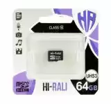 Micro SD 64Gb Hi-Rali Class 10 без ад. (UHS-3)