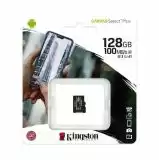 Micro SD 128Gb Kingston Canvas Select Plus Class10 без ад. (UHS-1) (R-100Mb/s)