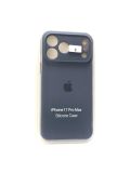 Чохол iPhone 17ProMax Silicon Case original FULL Camera №8 Dark blue (4you)