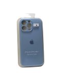 Чохол iPhone 16ProMax Silicon Case original FULL Camera №5 Sea blue (4you)