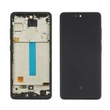 LCD Samsung A52 4G (A525) / A526 5G с черным тачскрином + черная корпусная рамка OLED FULL SIZE (M)