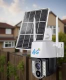 IP-камера V380 PRO VC3-4G (вулична, із сонячною панеллю) White