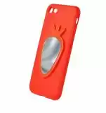 Чохол Samsung J3 / J330 (2017) Silicon Mirror Carrot red "Акційна ціна"