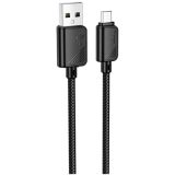 Usb-cable Micro USB HOCO X113 1m (круглый) Black