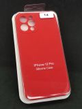 Чохол iPhone 13Pro Silicon Case original FULL Camera №14 red (4you) (NO LOGO) "Акційна ціна"