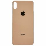 Заднє скло корпусу iPhone XS Max (big hole) Rose Gold (Х) 8000825G