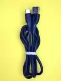 Usb-cable Type-C 4you Taho (2.4A, Silicon, чорний) (від10шт - 10%)
