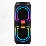 Портативна колонка MS-3640BT (USB+SD+Bluetooth+FM+LED) Black